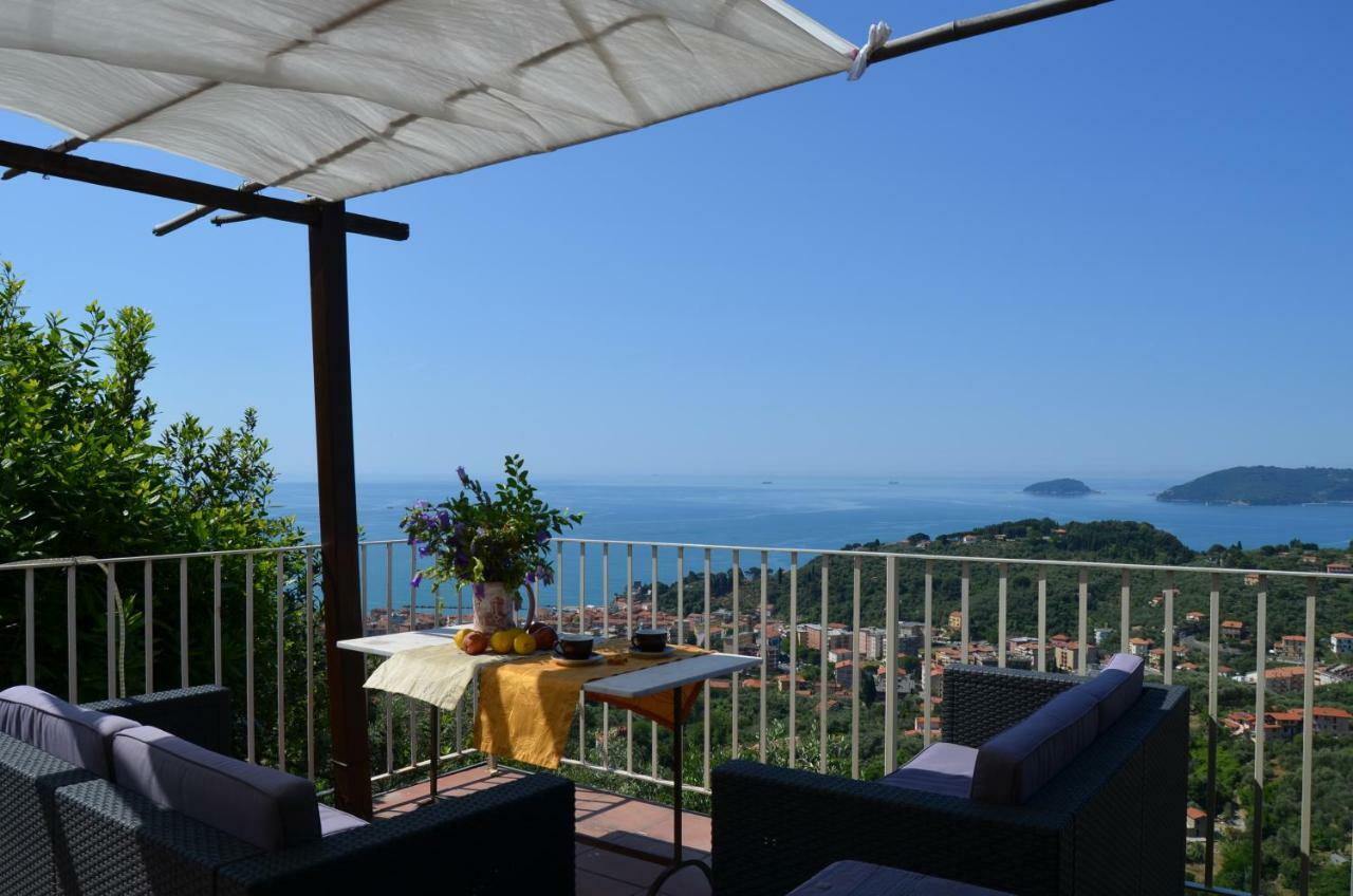 La Castellana Una Finestra Sul Mare- Air Conditioned Lerici Exteriör bild